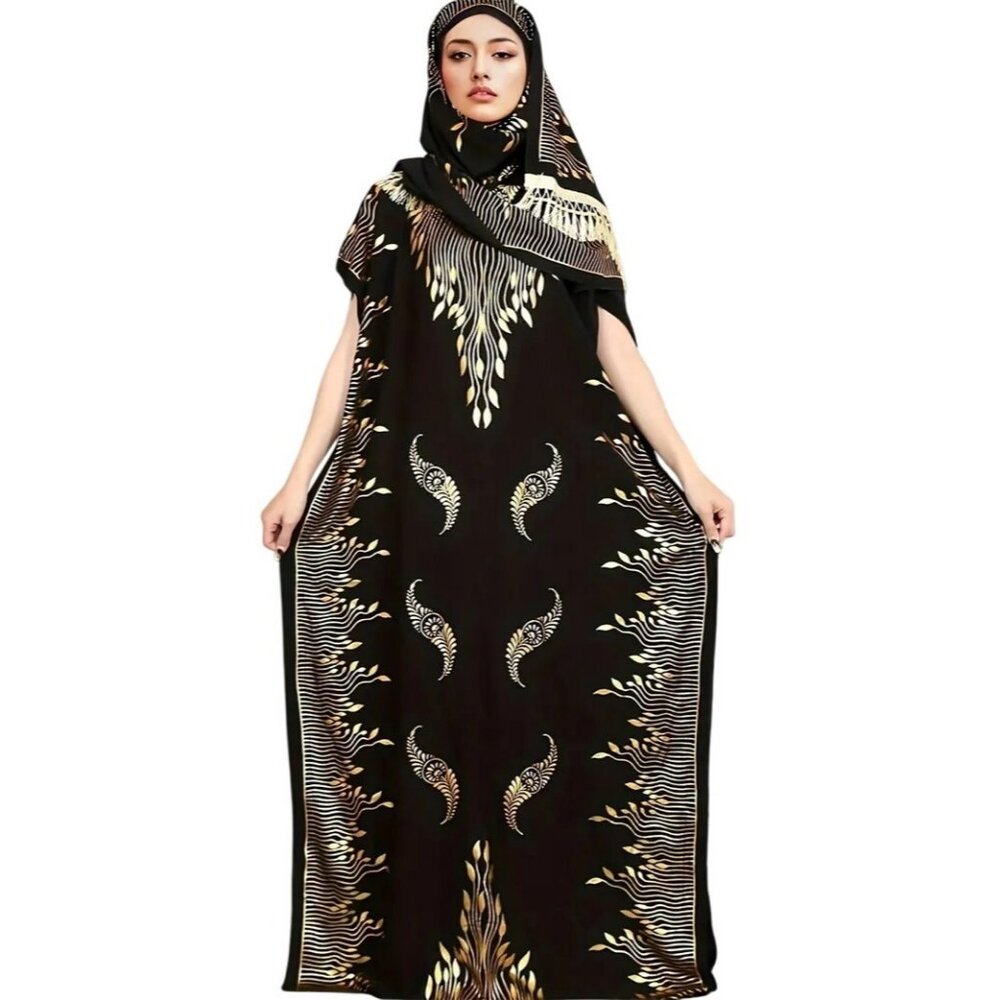 Kaftan Kurta Yukata up to 3X Plus Size  Abaya Dashiki Middle Eastern Muslim maxi